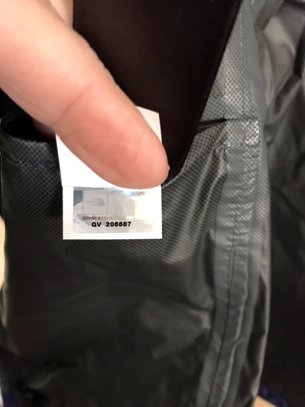 Womens The North Face NF00CAD7 Blue/Grey Full Zip Rain Jacket sz XS - Picture 9 of 9